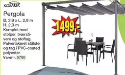 Harald Nyborg KOSAMA Pergola tilbud