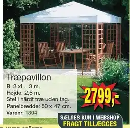 Harald Nyborg Træpavilion tilbud