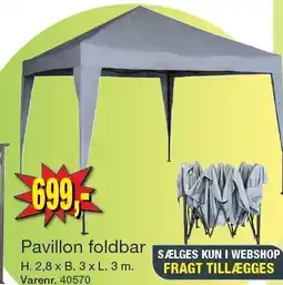 Harald Nyborg Pavilion foldbar tilbud
