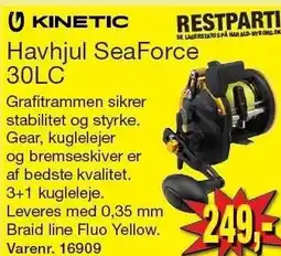 Harald Nyborg KINETIC Havehjul SeaForce 30LC tilbud