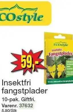 Harald Nyborg ECOSTYLE Insektfri fangstplader tilbud