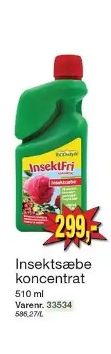 Harald Nyborg ECOSTYLE Insektsæbe koncentrat tilbud