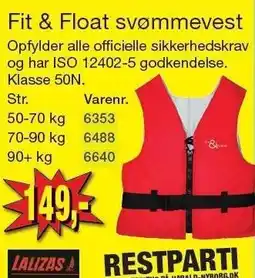 Harald Nyborg Fit & Float svømmevest tilbud