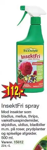 Harald Nyborg ECOSTYLE InsektFri spray tilbud