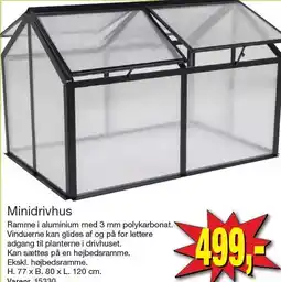 Harald Nyborg Minidrivhus tilbud