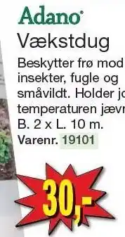 Harald Nyborg Vækstdug tilbud