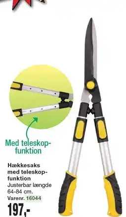 Harald Nyborg Hækkesaks med teleskopfunktion tilbud