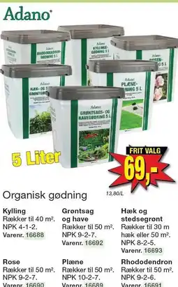 Harald Nyborg Organisk gødning tilbud