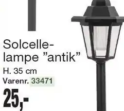Harald Nyborg Solcellelampe antik tilbud
