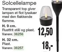 Harald Nyborg Solcellelampe tilbud