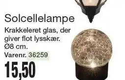 Harald Nyborg Solcellelampe tilbud