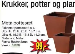 Harald Nyborg Metalpottesæt tilbud