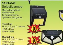 Harald Nyborg SARTANO Solcellelampe tilbud