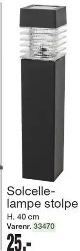 Harald Nyborg Solcellelampe stolpe tilbud