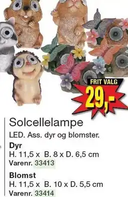 Harald Nyborg Solcellelampe tilbud