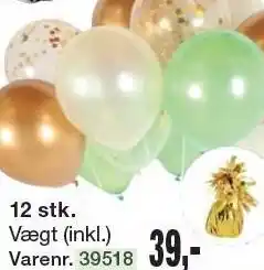 Harald Nyborg Balloner 12 stk tilbud