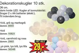 Harald Nyborg Dekorationskugler 10 stk tilbud