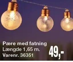 Harald Nyborg Pære med fatning tilbud