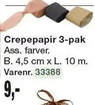 Harald Nyborg Crepepapir 3-pak tilbud