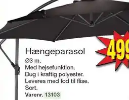 Harald Nyborg Hængeparasol tilbud