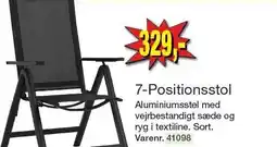 Harald Nyborg 7-Positionsstol tilbud