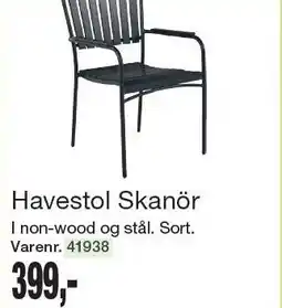 Harald Nyborg Havestol Skanör tilbud