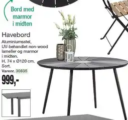Harald Nyborg Havebord tilbud