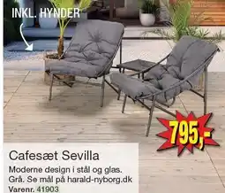 Harald Nyborg Cafesæt Sevilla tilbud