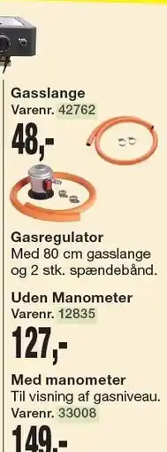 Harald Nyborg Gasslange eller Gasregulator tilbud