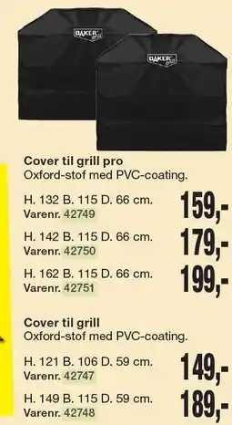 Harald Nyborg Cover til grill pro eller Cover til grill tilbud