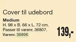 Harald Nyborg Cover til udebord Medium tilbud