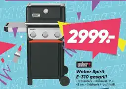 Bilka Weber Spirit E-310 gasgrill tilbud
