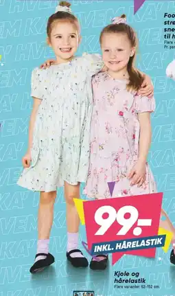 Bilka Kjole og hårelastik tilbud