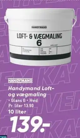 Bilka Handymand loft- og vægmaling tilbud