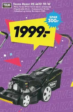 Bilka Texas Razor RS 4610 TR/W tilbud