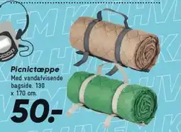 Bilka Picnictæppe tilbud