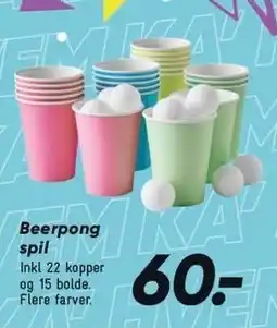 Bilka Beerpong spil tilbud