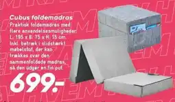 Bilka Cubus foldemadras tilbud
