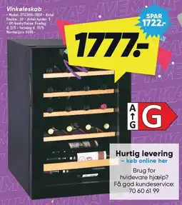 Bilka Vinkøleskab tilbud