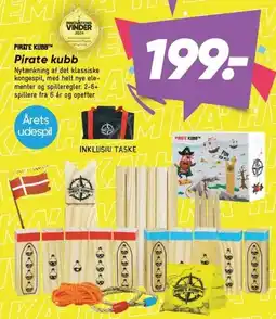 Bilka Pirate kubb tilbud