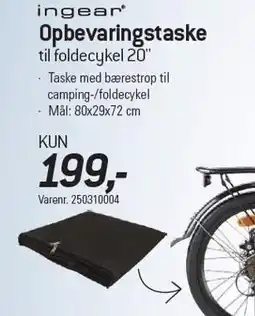 Thansen Opbevaringstaske til foldecykel 20'' tilbud