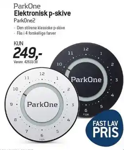 Thansen Elektronisk p-skive tilbud