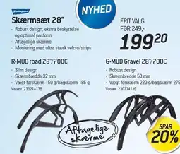 Thansen Skærmsæt 28'' tilbud