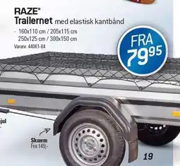Thansen Trailernet med elastisk kantbånd tilbud