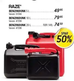 Thansen BENZINDUNK 5, 10 ELLER 20 L tilbud