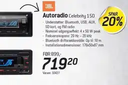 Thansen Autoradio Celebrity 150 tilbud