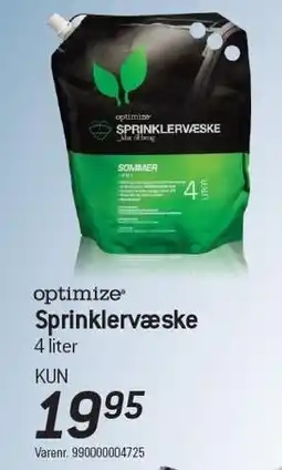 Thansen Sprinklervæske tilbud