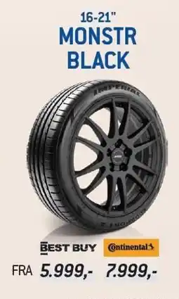 Thansen 16-21'' MONSTR BLACK tilbud
