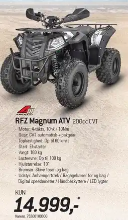 Thansen RFZ Magnum ATV tilbud