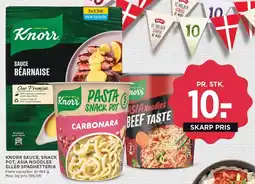 MENY KNORR SAUCE, SNACK POT, ASIA NOODLES ELLER SPAGHETTERIA tilbud